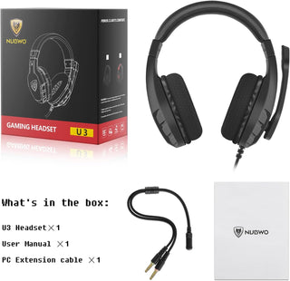 NUBWO Gaming Headset Mic for Xbox one PS4 PC Stereo Gamer Headphones with Microphone Computer Xbox one s Playstation 4 Xbox 1 x Games