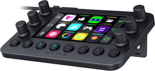 Razer Stream Controller: All-in-one Keypad for Streaming - 12 Haptic Switchblade Keys - 6 Tactile Analog Dials - 8 Programmable Buttons - Designed for Efficient Multi-Tasking