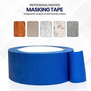 MARKQ Blue Painter’s Tape | 2" x 20 Yards Masking Tape for Painting, DIY Home Office School Stationery, Craft Decorating Tape [1 Rolls]