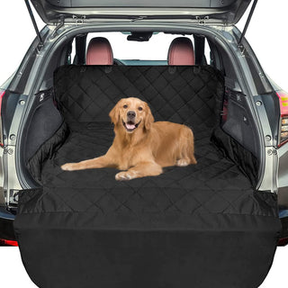 NeoStyle Cargo Liner for Dogs,135 * 200cm Waterproof Non-Slip Pet Cargo Cover Dog Cushion,Car Trunk Cover,Anti-Dirty Quilted Oxford Fabric Trunk Protection Seat Cover for SUV, Car(black(135 * 200cm))