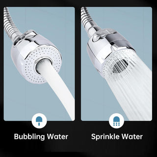 ECVV 360 Degree Rotating Kitchen Faucet Sprayer, Double Mode Water Saving Aerator Adapter, Bathroom Extender Sink Tap Spray Head, Anti Splash Filter Nozzle, 22mm/24mm