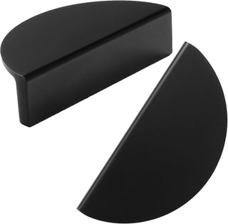 AOBITE 2 Pack Brushed Gold Semicircle Cabinet knobs Kitchen Cabinet Pulls with Vintage Cupboard Drawers Hardware Dresser Drawer Handles Kitchen Cabinet Handles (L, 2 Pack, Brushed Gold)