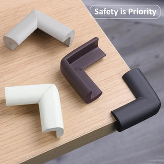 HEXAR 12pc Corner Protector Soft Baby Proofing Edge and Corner Guards, Safety Rubber Foam Furniture Bumper for Fireplace, Table, Stair, Cabinet (Green)