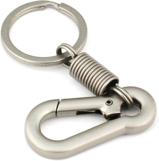 Maycom® Retro Style Simple Strong Carabiner Shape Keychain Key Chain Ring Keyring Keyfob Key Holder