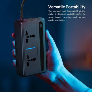 LEVADA PLUS Car Power Inverter 200W – 12V DC to 220V AC Car Inverter- 2 USB and 2 USB Type-C Support QC3.0 36W and 30W- for Cars and SUVs (Edition 2024)