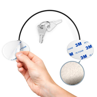 HavenHause Pack of 2 Refrigerator Fridge Lock - Child Safety Lock for Freezer, Cabinet, Drawers, Door - Black by