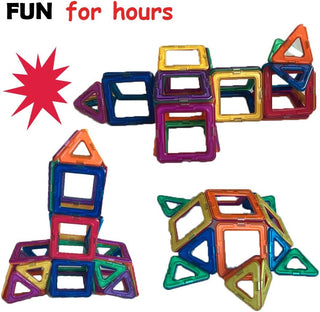 A&E Kids 40 pcs magnetic building blocks large Big jumbo Mega Bricks construction educational Multi color block brick Assemble BPA Free toy set safe for مكعبات اطفال العاب