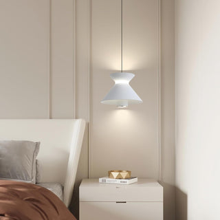 YT YATAI LIGHTING Modern Black LED Pendant Light, Minimalist Small Single Mini Pendant Light for Kitchen Island, Bedroom, Bedside, Adjustable 3 Color Light