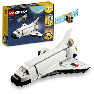 LEGO 31134 Creator 3 in 1 Space Shuttle Toy to Astronaut Figure to Spaceship, Building Toys for Kids, Boys, Girls Aged 6 and up, Creative Gift Idea