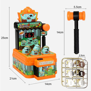 Masroo Arcade Game Toys for 3 Year Old, Whack Game Mole, Mini Electronic Interactive Hammering & Pounding Toys, Gift Idea for Toddler Kids Boys Girls Ages 3 4 5 6 7 8+, Cartoon Zombie Style Fun Toy