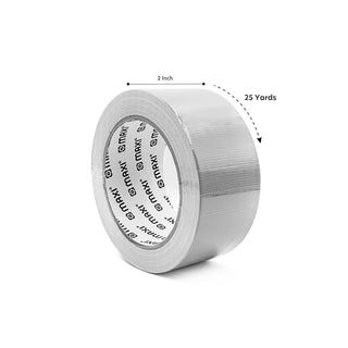 Maxi waterproof duct tape, silver, 48mm x 24.6 M, mx-dt48s-25y, Large