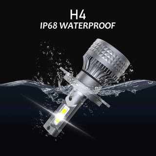 DZG H8 H9 H11 LED Headlight Bulbs 6500K Super Bright LED Bulb High Low Beam Halogen Replacement LED Headlights Conversion Kit, 2 Pack