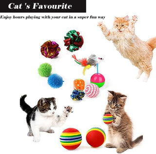 S2C 28 Pcs Cat Toys Interactive Accessories - Cat Accessories For Indoor Cats, Kitten Toys, Cat Tunnel And Tent, Kitten Toys For Biting, Cat Toys For Kittens, Cat Toy Fish For Cat Lovers…