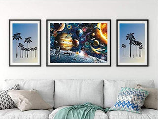 AM ANNA 1000 Piece Space Traveler Puzzles Paper Planets Spacecraft in Space Jigsaw Puzzle for Adult Kids