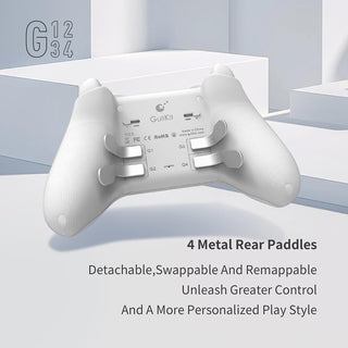 GuliKit KK3 Max Game Controller Hall Effect Joysticks Analog & Digital Triggers Wireless Pro 1000HZ Polling Rate Maglev/HD/Rotory Vibration Compatible with Switch/PC/Android/iOS/Steam Deck (Black)