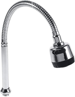 304 Stainless Steel 360 Degree Swivel Spout Kitchen Sink Faucet Pipe Fittings Adjustable Temperature Single Handle Connection