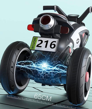 NTECH New Model Children Ride on Toy With Music Light 3 Wheels Rechargeable Battery Car Baby Motorbike 2-7year Boy & Girl Can Sit In Toy Car Scooter Kids Electric Motorcycle (Green)