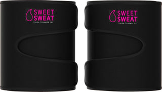 Sports Research Sweet Sweat Thigh Trimmers for Men & Women Increases Heat and Sweat Production to The Thigh Area Includes Mesh Carrying Bag (Medium, Yellow)