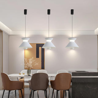 YT YATAI LIGHTING Modern Black LED Pendant Light, Minimalist Small Single Mini Pendant Light for Kitchen Island, Bedroom, Bedside, Adjustable 3 Color Light
