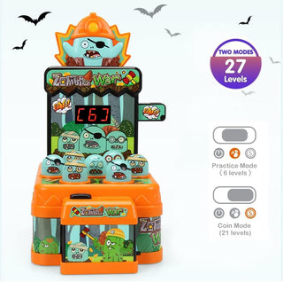 Masroo Arcade Game Toys for 3 Year Old, Whack Game Mole, Mini Electronic Interactive Hammering & Pounding Toys, Gift Idea for Toddler Kids Boys Girls Ages 3 4 5 6 7 8+, Cartoon Zombie Style Fun Toy