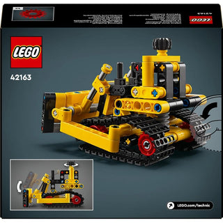 LEGO Technic Heavy-Duty Bulldozer Set, Construction Vehicle Toy for Kids, Boys and Girls with Realistic Features for Imaginative Play, Small Gift Idea 42163