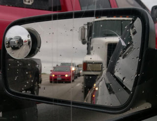 Ampper Blind Spot, 2" Round HD Glass Convex Rear View Mirror | Car | Pack of 2