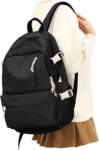 VECAVE Lightweight Casual Laptop Backpack Purse for Women,Travel Backpack with laptop compartment