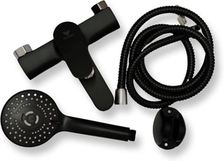 VALDENO™ Shower Mixer Serena, Single Lever, Bathtub Faucet, Shower Tap, Heavy Metal Body, Superior Finish, High and Soft Flow, Water Saving, with Handheld Shower Head Set (Chrome)
