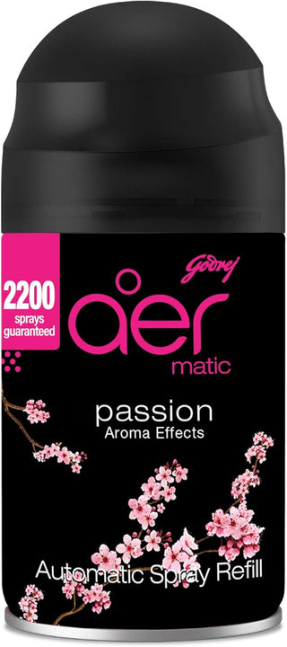 Godrej aer Matic, Automatic Air Freshener Refill Pack - Fresh Lush Green (225 ml), Fghkarpox012
