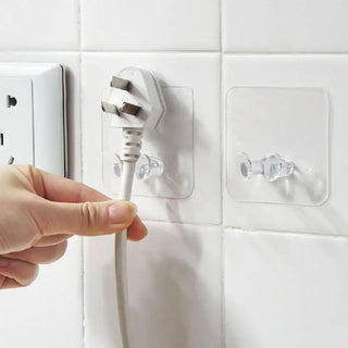 ZALCOON 6 PCS Mop Broom Holder Wall Mount - Mop Holder Self Adhesive Broom Hanger for Home Garage Garden Laundry Room Storage, Kitchen Tools Organizer