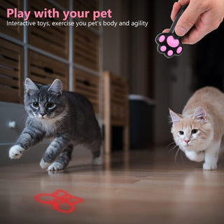 Mumoo Bear Cat Toys, Laser Pointer with 5 Adjustable Patterns, USB Recharge Laser, Long Range and 3 Modes Training Chaser Interactive Toy, Dog Laser Toy