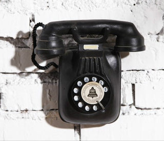 Retro Old Craft Ornaments Wall-mounted Telephone