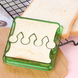 Home Creative Puzzle Graphic Sandwich Mold