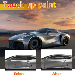 DORPETLY Touch Up Paint for Cars, Easy & Quick Auto Car Paint Scratch Repair, Two-In-One Automotive Car Touch Up Scratch Remover Pen for vehicles, Erase Car Scratches, 0.4oz (Black-1pcs)