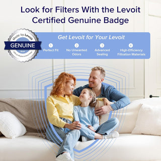 LEVOIT Air Purifiers for Large Home Bedroom 83m², CADR 400m³/h, Alexa Enabled, H13 HEPA Filter with PM2.5 Intelligent Air Quality Sensor, Removes 99.97% Pollen Allergy Dust Smoke Pet, Auto Mode, White