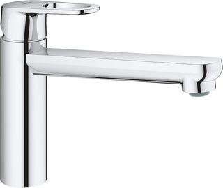 GROHE BauEdge Single Lever Sink Mixer | Kitchen Fixtures | Kitchen Faucet With High Spout | Swivel Area 360˚ |Easy Installation | 31367001