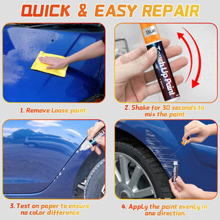 Galitoon Grey Touch Up Paint Pen for Cars, Car Paint Scratch Repair, Two-In-One Car Touch Up Paint Fill Paint Pen, Quick & Easy Solution to Repair Minor Automotive Scratches 0.8 fl oz