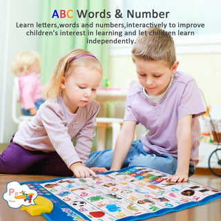 UKR Educational Toys Talking Poster for Kids | Best Musical and Learning Toy for Toddlers and Babies (ALPHABET AND PIANO)