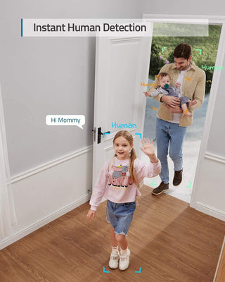 eufy Security 2K Indoor Cam Pan & Tilt, Home Security Indoor Camera, Human and Pet AI, Works with Voice Assistants, Motion Tracking, Night Vision, MicroSD Card Required, HomeBase Not Required.