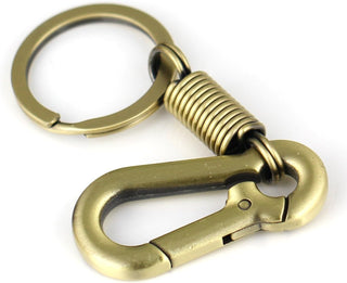 Maycom® Retro Style Simple Strong Carabiner Shape Keychain Key Chain Ring Keyring Keyfob Key Holder