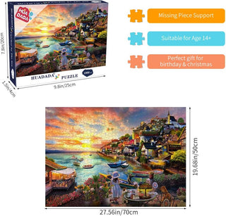 HUADADA Jigsaw Puzzles for Adults 1000 Piece Puzzle for Adults 1000 Pieces Puzzle 1000 Pieces Kids Large Puzzle Game Decompression Toys