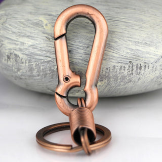 Maycom® Retro Style Simple Strong Carabiner Shape Keychain Key Chain Ring Keyring Keyfob Key Holder