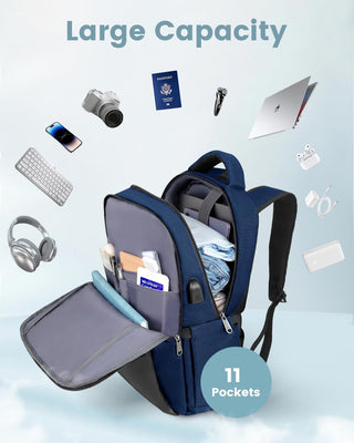 Besttravel Laptop Backpack Men's Work for 15.6 Inch Notebook, Water-Repellent School Backpack for Work, Outdoor, Travel, Camping