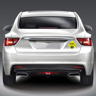 Yinuoday Baby ON Board Sticker Car Decals Safety Signs Self-Adhesive Easy to Install Waterproof 2pcs (Style B)