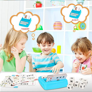 ECVV 2 in 1 Matching Letter Number Games for Kids Educational Learning Toys with Flash Cards Letter Recognition Spelling Game Toys for Preschool Boys Girls