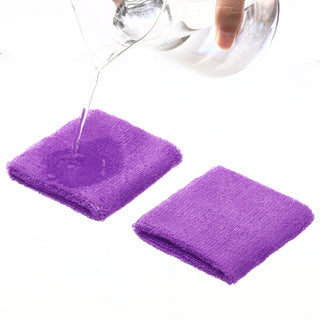 6 Pack Wrist Sweatbands Tennis Wrist Bands Absorbent Sweatbands for Football Basketball Running Athletic Sports and Working Out