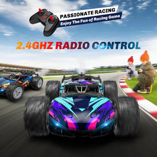 TERRIFI Remote Control Car, 2.4GHz Spray Hobby Rc Racing Car with Rechargeable Batteries, Suitable for Boys Girls Birthday Gift