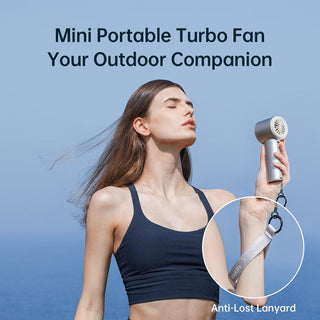 JISULIFE Portable Handheld Fan,Speed(1-100) Adjustable Turbo Mini Fan,5000mAh Battery Rechargeable Personal Fan with Metal Body,Digital Display,For Women Men Travel/Camping/Outdoor-Grey