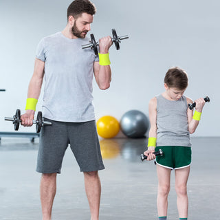 6 Pack Wrist Sweatbands Tennis Wrist Bands Absorbent Sweatbands for Football Basketball Running Athletic Sports and Working Out