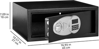 Amazon Basics Electronic Security Safe 14 L, Black